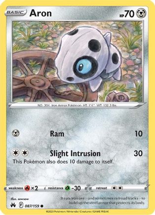 Image of Aron (087/159) [Sword & Shield: Crown Zenith]
