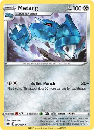 Image of Metang (090/159) [Sword & Shield: Crown Zenith]