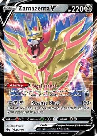 Image of Zamazenta V (098/159) [Sword & Shield: Crown Zenith]