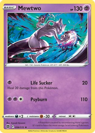 Image of Mewtwo (056/172) (Cosmos Holo) [Sword & Shield: Black Star Promos]