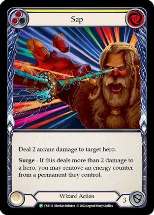 Image of Sap (Yellow) [FAB116] (Promo)  Rainbow Foil