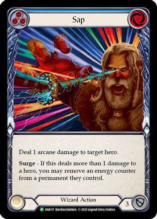 Image of Sap (Blue) [FAB117] (Promo)  Rainbow Foil