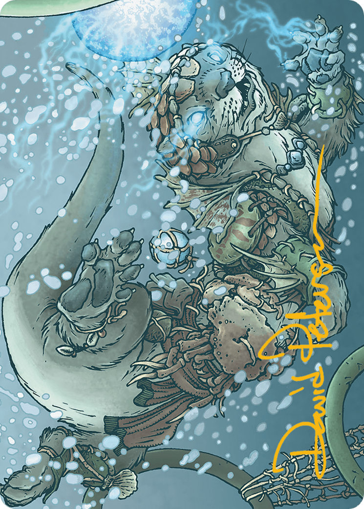 Image of Kitsa, Otterball Elite Art Card (Gold-Stamped Signature) [Bloomburrow Art Series]