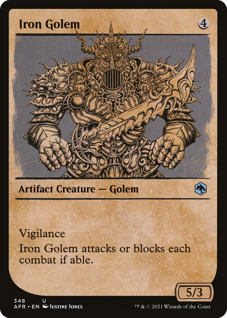 Image of Iron Golem (Showcase) [Dungeons & Dragons: Adventures in the Forgotten Realms]
