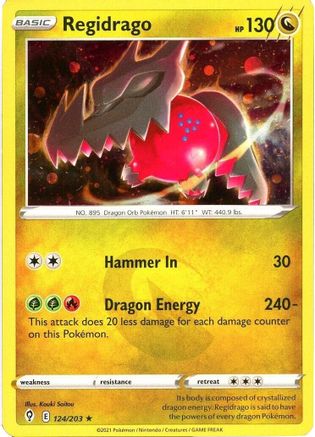 Image of Regidrago (124/203) (Cosmos Holo) [Sword & Shield: Evolving Skies]