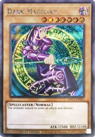 Image of Dark Magician (Adidas Exclusive) [ADC1-EN001] Prismatic Secret Rare