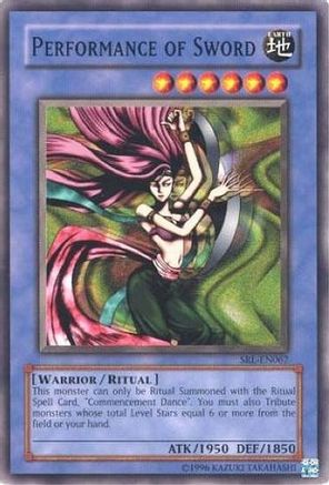 Image of Performance of Sword [SRL-EN067] Common
