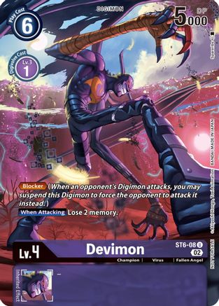 Image of Devimon [ST6-08] (Box Topper) [Dimensional Phase]