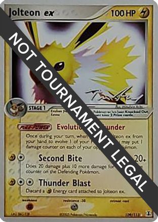 Image of Jolteon ex (109/113) (Legendary Ascent - Tom Roos) [World Championships 2007]