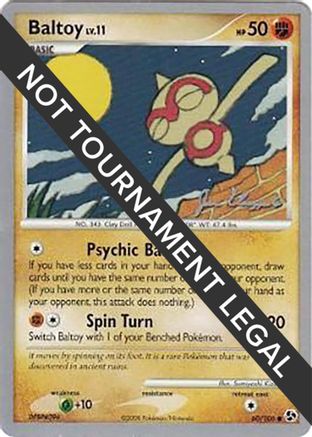 Image of Baltoy LV.11 (60/106) (Psychic Lock - Jason Klaczynski) [World Championships 2008]