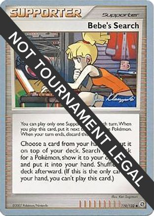 Image of Bebe's Search (119/132) (Psychic Lock - Jason Klaczynski) [World Championships 2008]