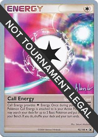 Image of Call Energy (92/100) (Empotech - Dylan Lefavour) [World Championships 2008]