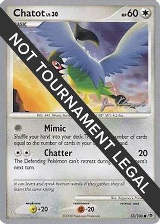 Image of Chatot LV.30 (55/100) (Psychic Lock - Jason Klaczynski) [World Championships 2008]