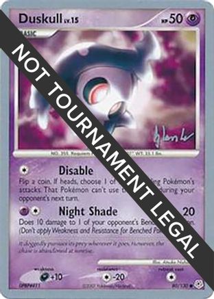 Image of Duskull LV.15 (80/130) (Empotech - Dylan Lefavour) [World Championships 2008]