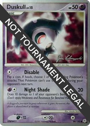 Image of Duskull LV.15 (80/130) (Psychic Lock - Jason Klaczynski) [World Championships 2008]