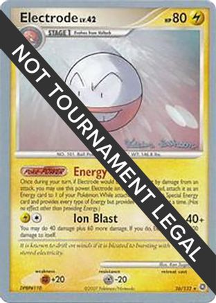 Image of Electrode LV.42 (26/132) (Intimidation - Tristan Robinson) [World Championships 2008]