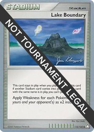 Image of Lake Boundary (112/123) (Psychic Lock - Jason Klaczynski) [World Championships 2008]