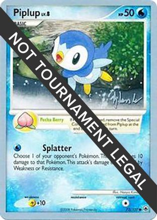 Image of Piplup LV.8 (72/100) (Empotech - Dylan Lefavour) [World Championships 2008]