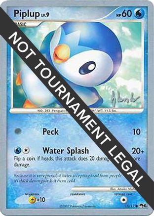 Image of Piplup LV.9 (15/17) (Empotech - Dylan Lefavour) [World Championships 2008]