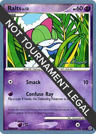 Image of Ralts LV.13 (102/132) (Psychic Lock - Jason Klaczynski) [World Championships 2008]