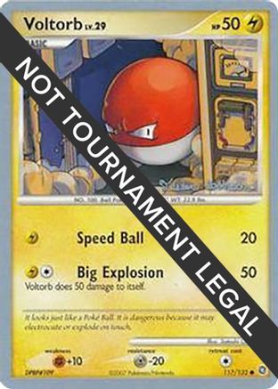 Image of Voltorb LV.29 (117/132) (Intimidation - Tristan Robinson) [World Championships 2008]