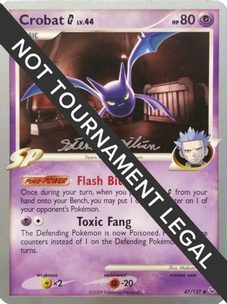 Image of Crobat G LV.44 (47/127) (Luxdrill - Stephen Silvestro) [World Championships 2009]