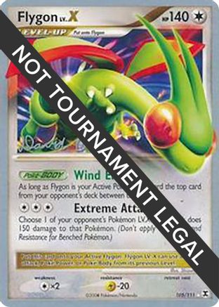 Image of Flygon LV.X (105/111) (Stallgon - David Cohen) [World Championships 2009]