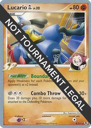 Image of Lucario GL LV.32 (8/111) (Crowned Tiger - Tsubasa Nakamura) [World Championships 2009]