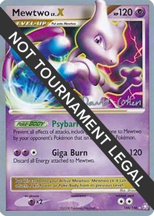 Image of Mewtwo LV.X (144/146) (Stallgon - David Cohen) [World Championships 2009]