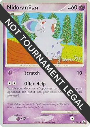 Image of Nidoran♀ LV.14 (71/111) (Queengar - Jason Martinez) [World Championships 2009]