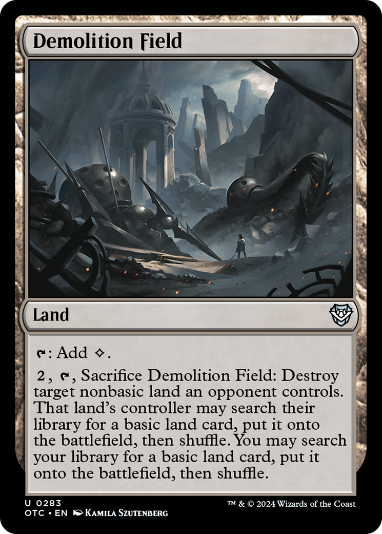 Image of Demolition Field [Outlaws of Thunder Junction Commander]