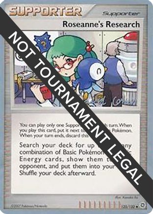 Image of Roseanne's Research (125/132) (Stallgon - David Cohen) [World Championships 2009]