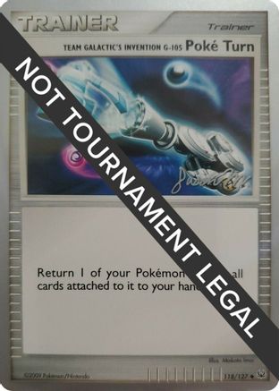 Image of Team Galactic's Invention G-105 Poke Turn (118/127) (Queengar - Jason Martinez) [World Championships 2009]