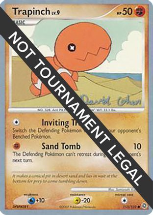 Image of Trapinch LV.9 (115/132) (Stallgon - David Cohen) [World Championships 2009]