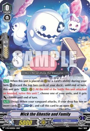 Image of Mick the Ghostie and Family (V-PR/0255EN) [V Promo Cards]