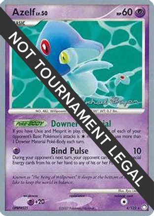 Image of Azelf LV.50 (4/123) (Happy Luck - Mychael Bryan) [World Championships 2010]