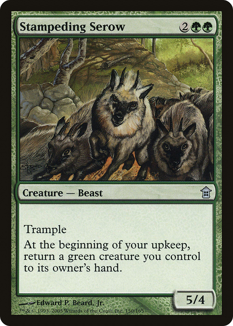 Image of Stampeding Serow [Saviors of Kamigawa]