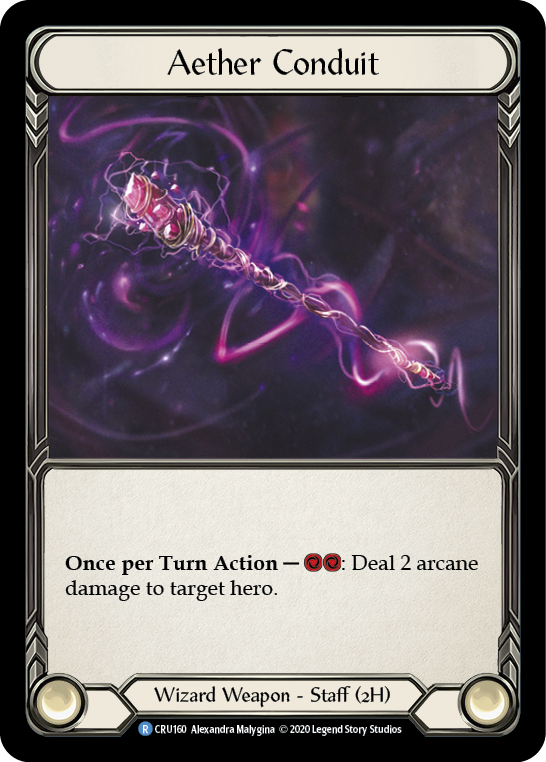 Image of Aether Conduit [CRU160] (Crucible of War)  1st Edition Cold Foil