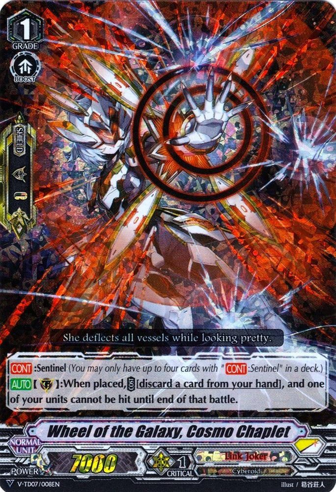 Image of Wheel of the Galaxy, Cosmo Chaplet (Parallel Foil) (V-TD07/008EN) [Kouji Ibuki]