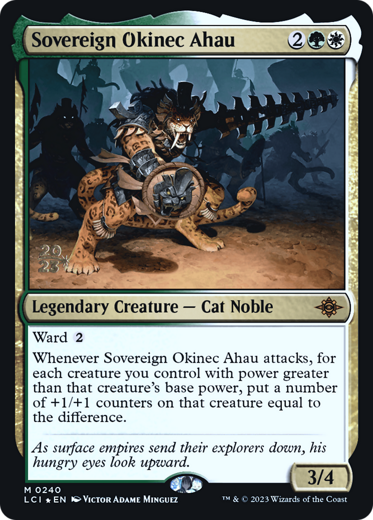 Image of Sovereign Okinec Ahau [The Lost Caverns of Ixalan Prerelease Cards]
