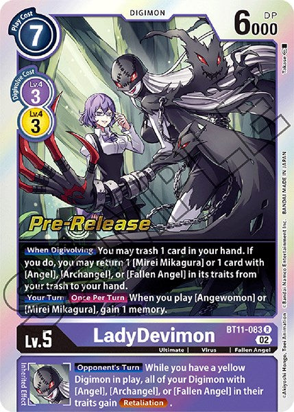 Image of LadyDevimon [BT11-083] [Dimensional Phase Pre-Release Promos]