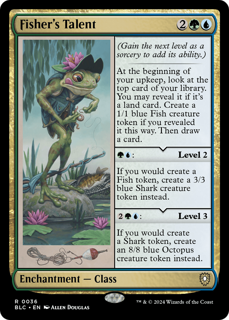 Image of Fisher's Talent [Bloomburrow Commander]
