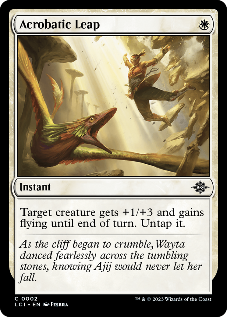 Image of Acrobatic Leap [The Lost Caverns of Ixalan]