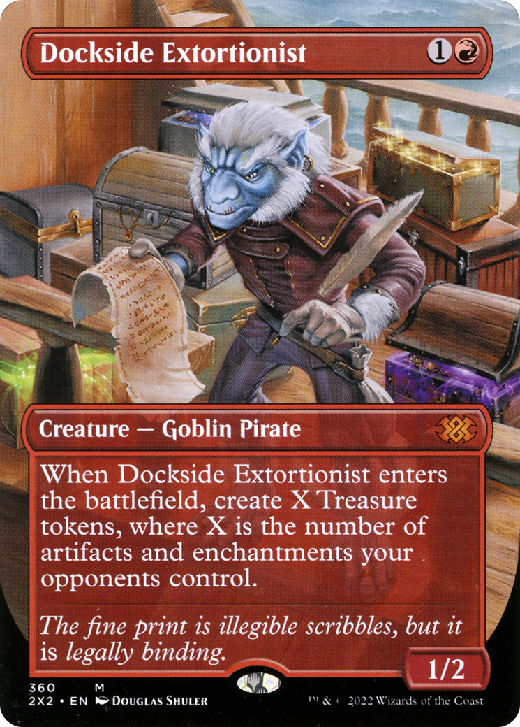 Image of Dockside Extortionist (Borderless Alternate Art) [Double Masters 2022]