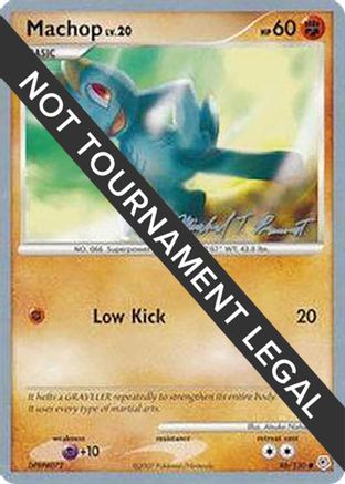Image of Machop LV.20 (86/130) (Boltevoir - Michael Pramawat) [World Championships 2010]