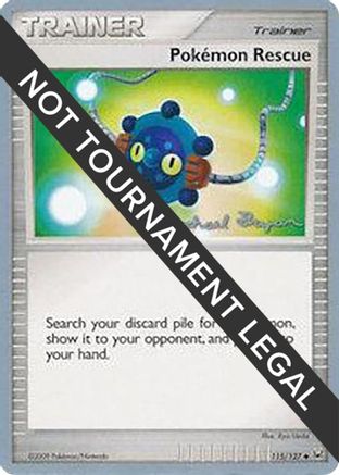 Image of Pokemon Rescue (115/127) (Happy Luck - Mychael Bryan) [World Championships 2010]