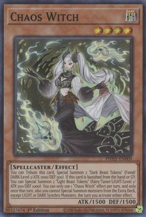 Image of Chaos Witch [PHHY-EN009] Super Rare