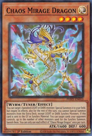 Image of Chaos Mirage Dragon [PHHY-EN013] Super Rare