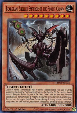 Image of Beargram, Shelled Emperor of the Forest Crown [PHHY-EN021] Ultra Rare