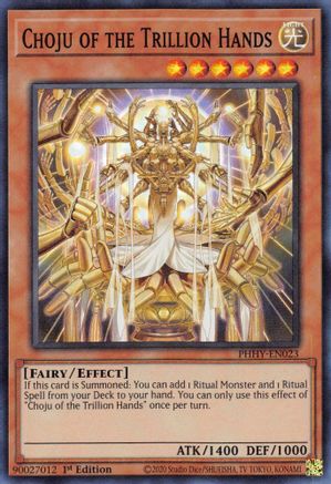 Image of Choju of the Trillion Hands [PHHY-EN023] Super Rare